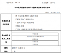 拉卡拉获5家机构调研：公司毛利率33.57%